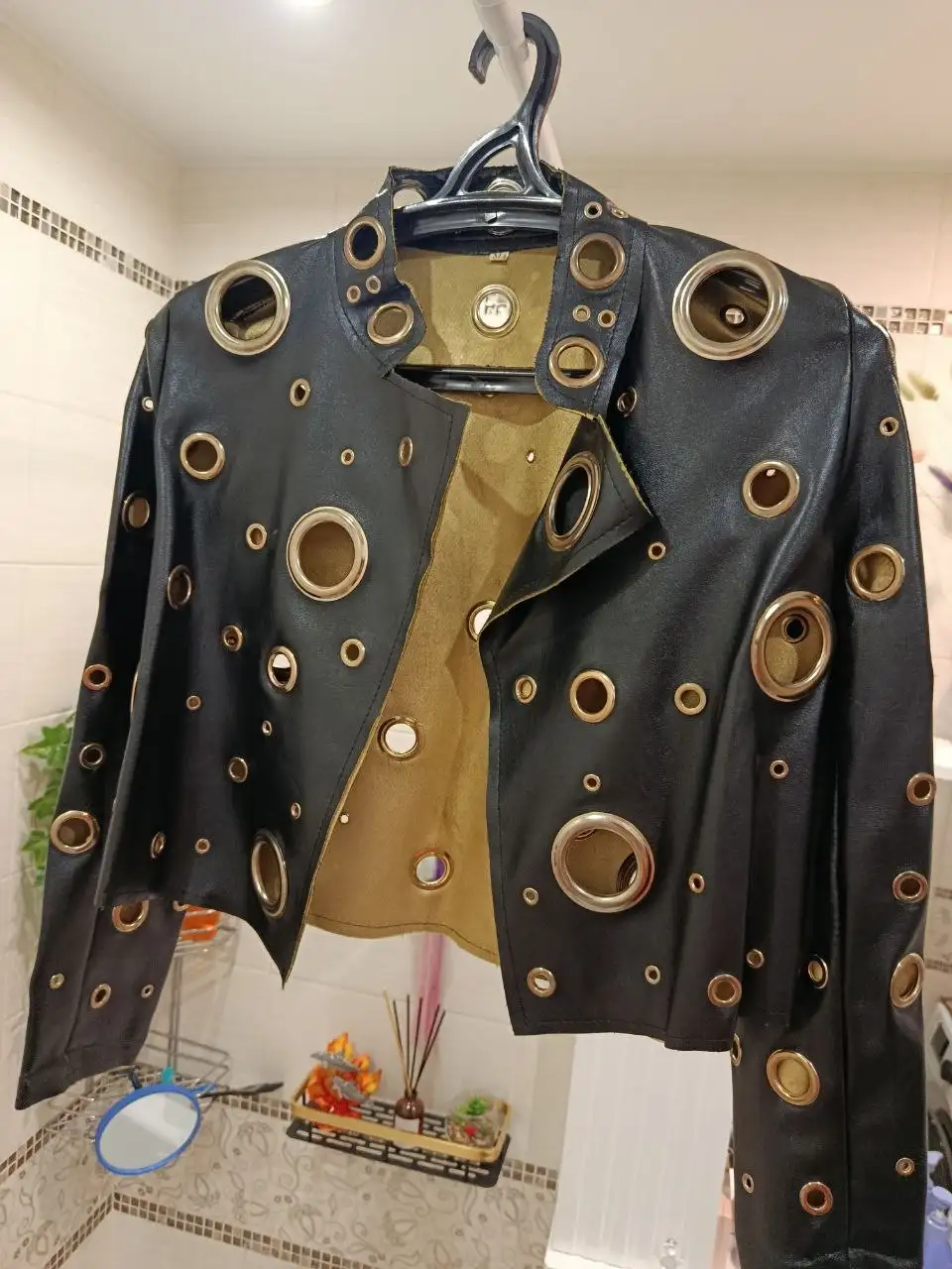 Куртка ЭКО-кожа размер 42-44 для стройной девочки - Верхняя одежда (Одежда) в Мытищи