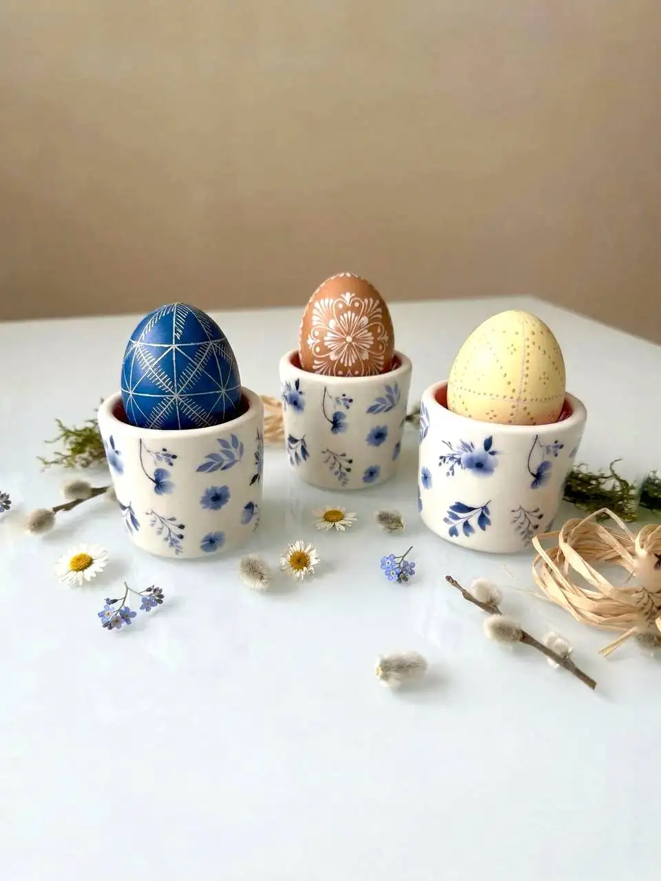 Набор подставок для Пасхальных яиц с подарочным пакетом - Пасхальные товары (Барахолка) в Мытищи