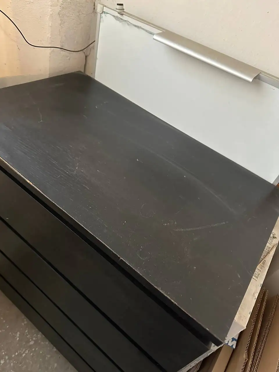 Комод Malm IKEA черный на 4 ящика - Мебель (Барахолка) в Мытищи