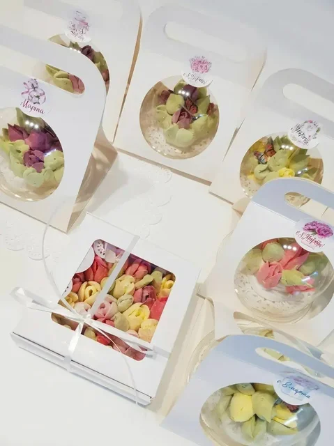 Цветы из зефира ручной работы - оригинальный подарок - Посуда в Мытищи