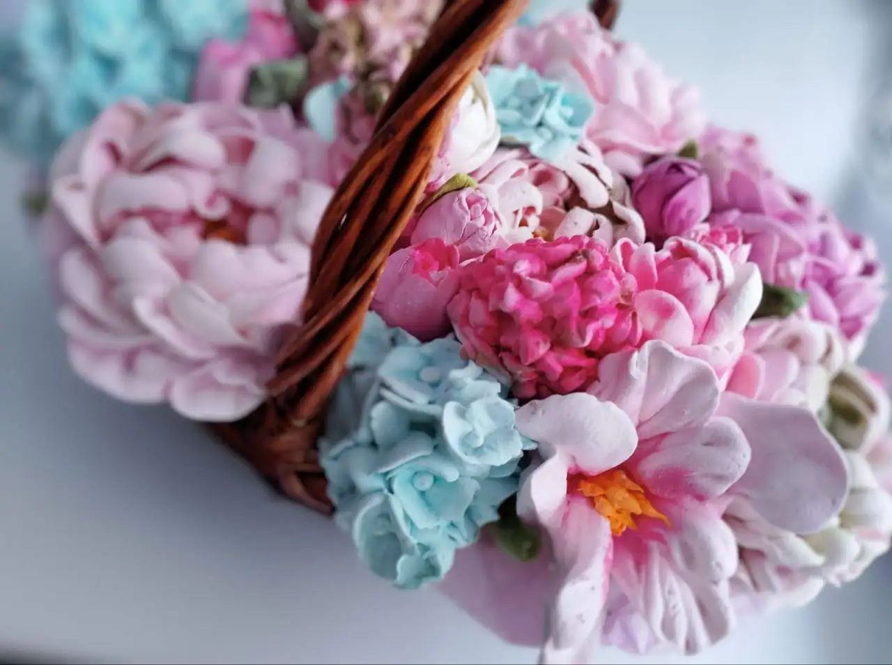 Цветы из зефира ручной работы - оригинальный подарок - Хендмейд (Барахолка) в Мытищи