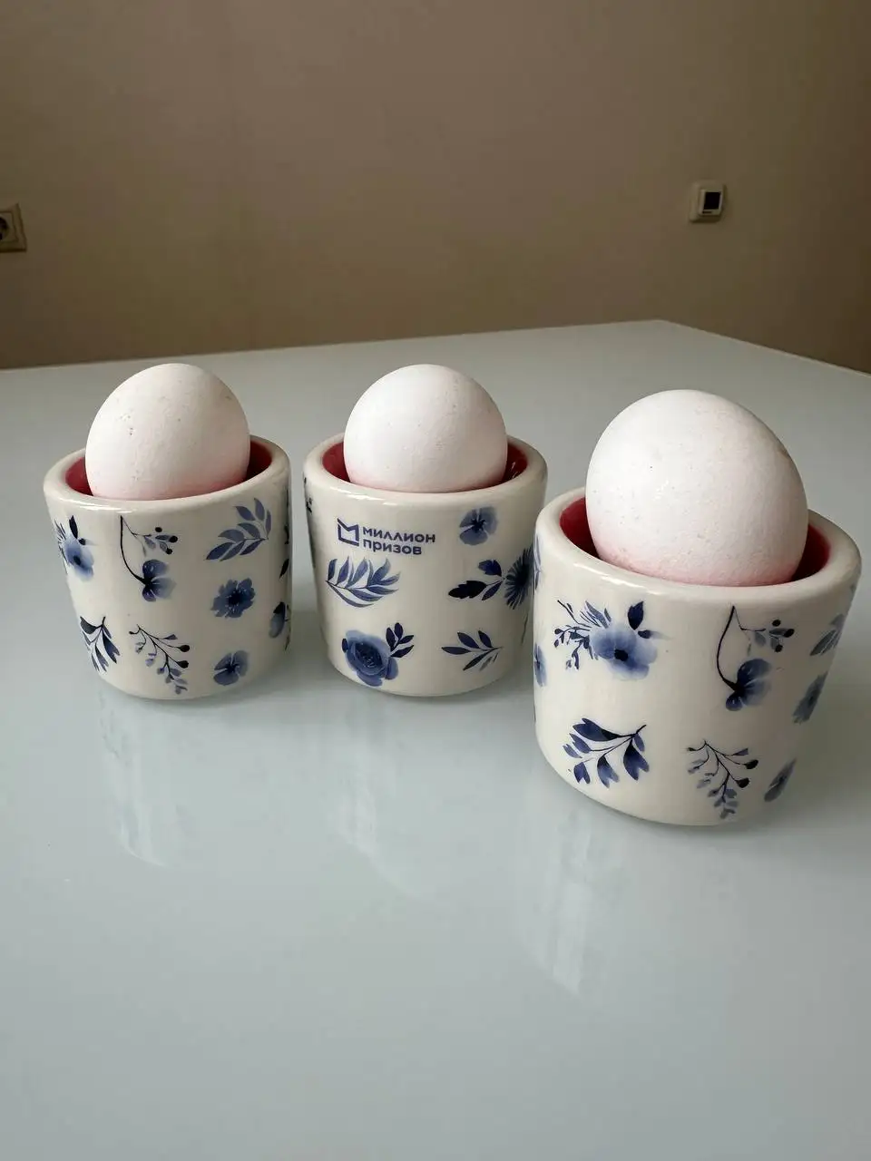 Набор Пасхальный: три подставки под яйцо - Праздничные товары (Барахолка) в Мытищи
