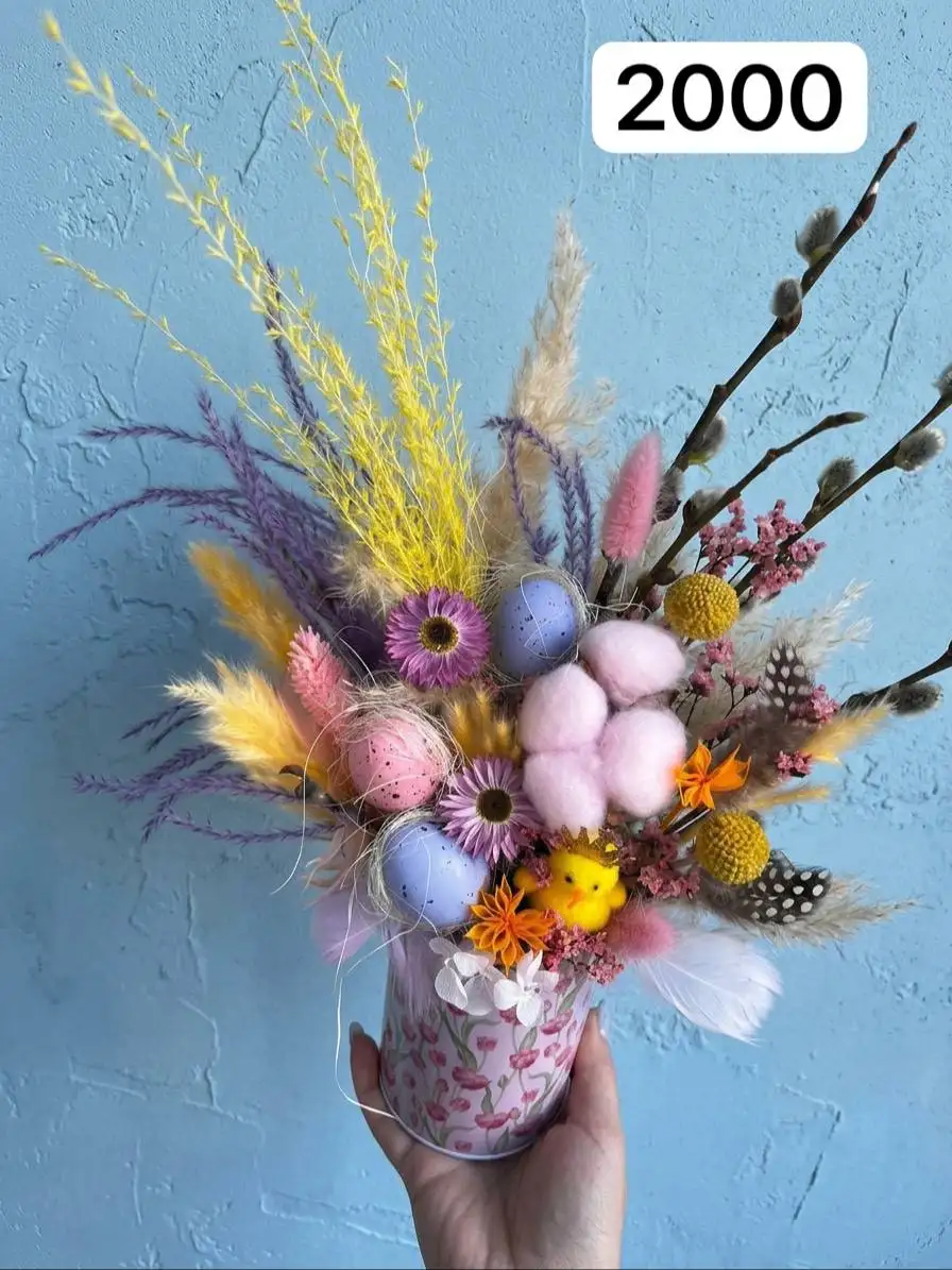 Пасхальные композиции со стабилизированными цветами - Барахолка в Мытищи