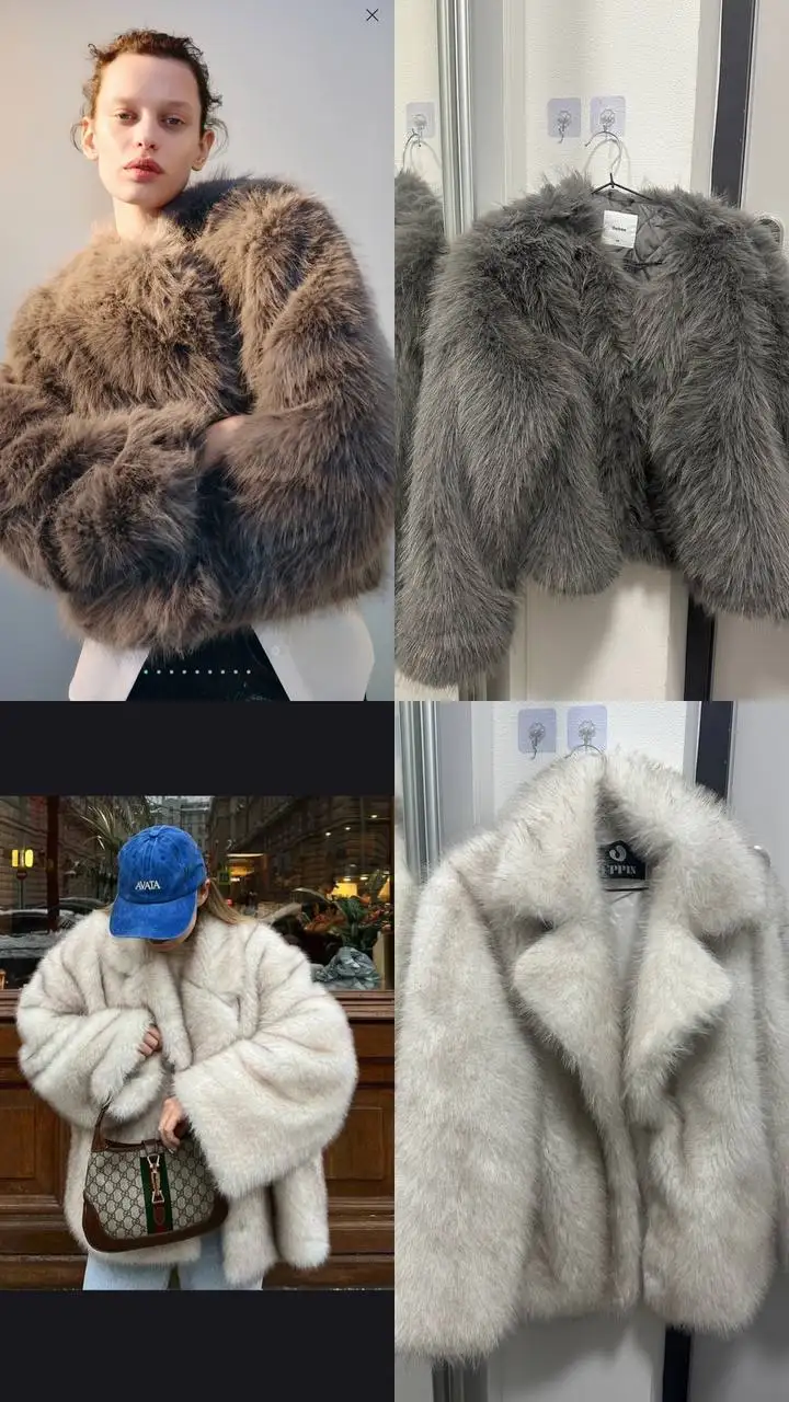Продажа двух шубок: серой и белой - Верхняя одежда (Одежда) в Мытищи