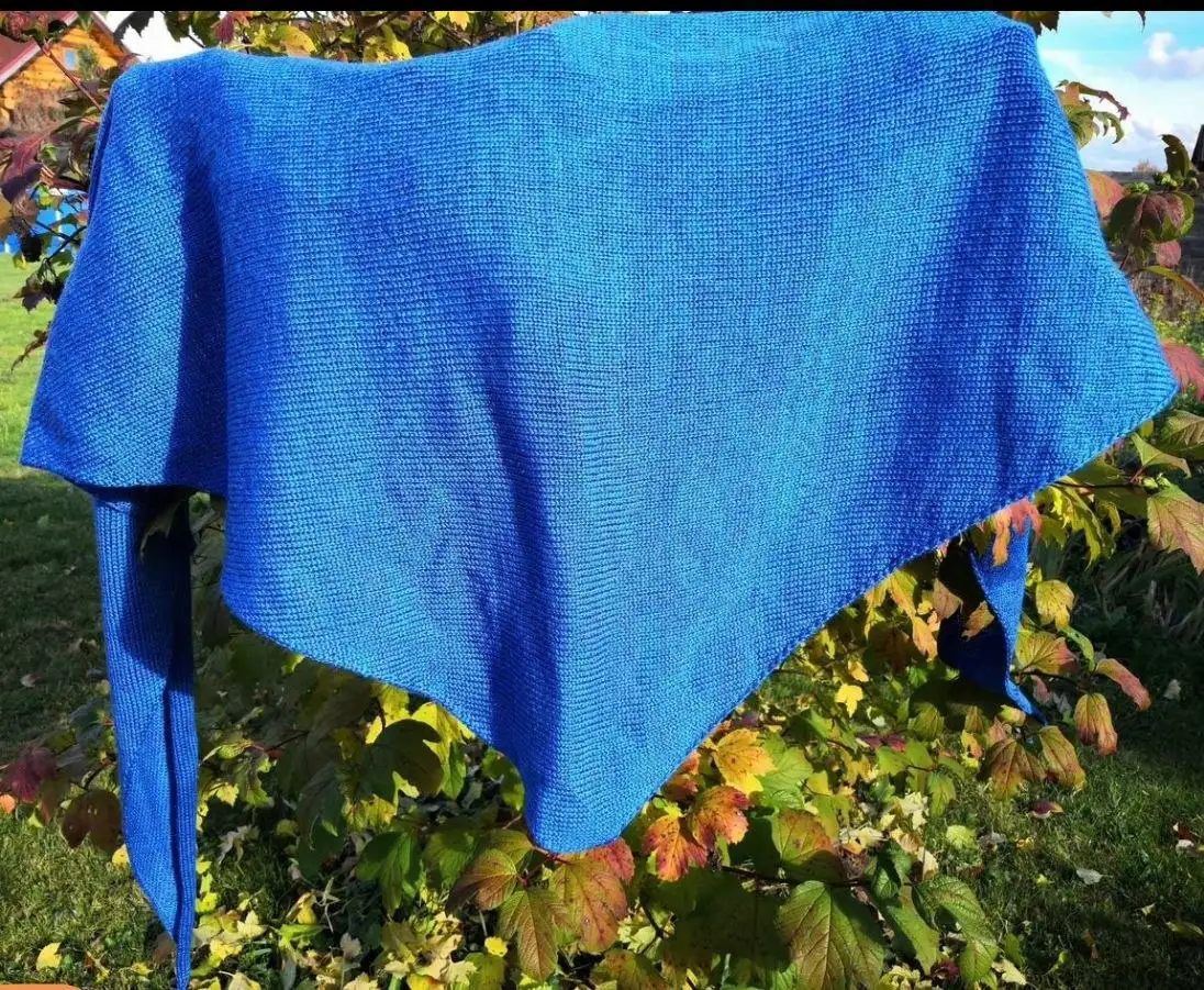 Бактус из полушерстяной белорусской пряжи ручной работы - Аксессуары (Одежда) в Мытищи