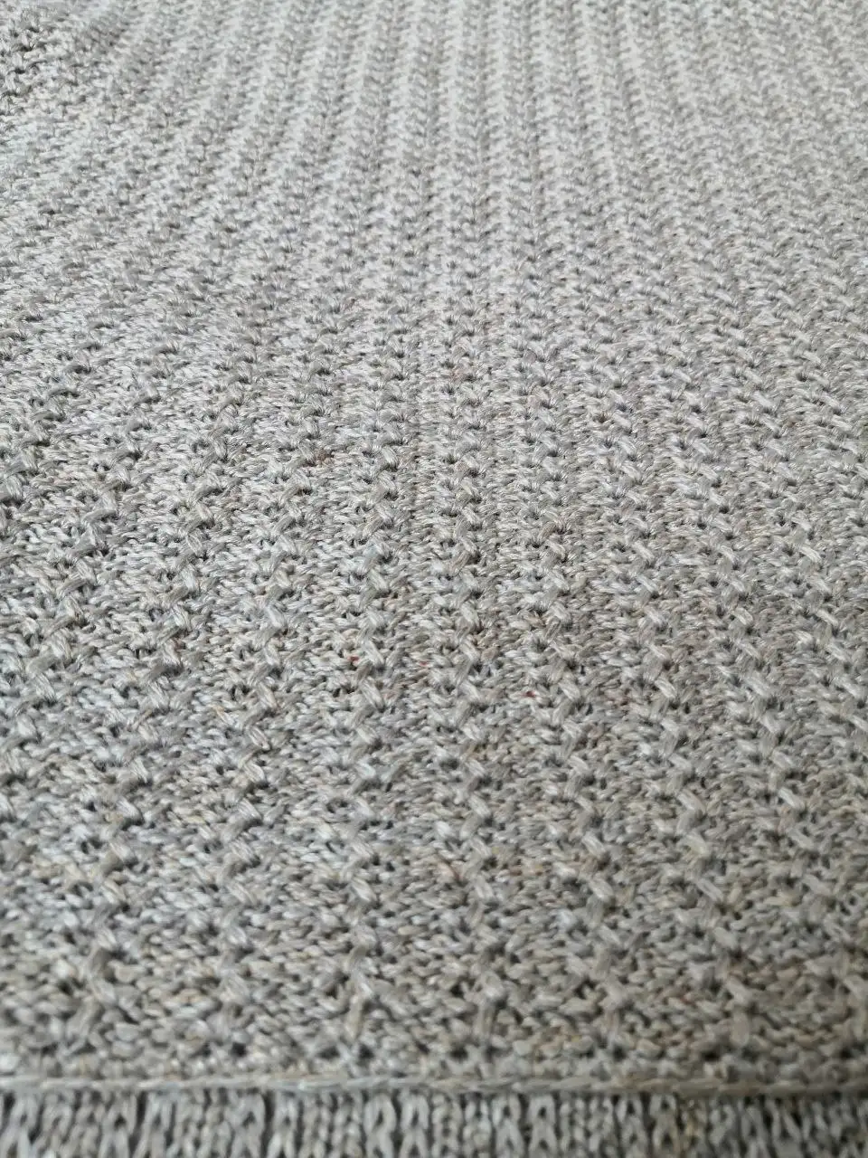 Плед для малыша из полушерстяной белорусской пряжи - Текстиль для детей (Барахолка) в Мытищи