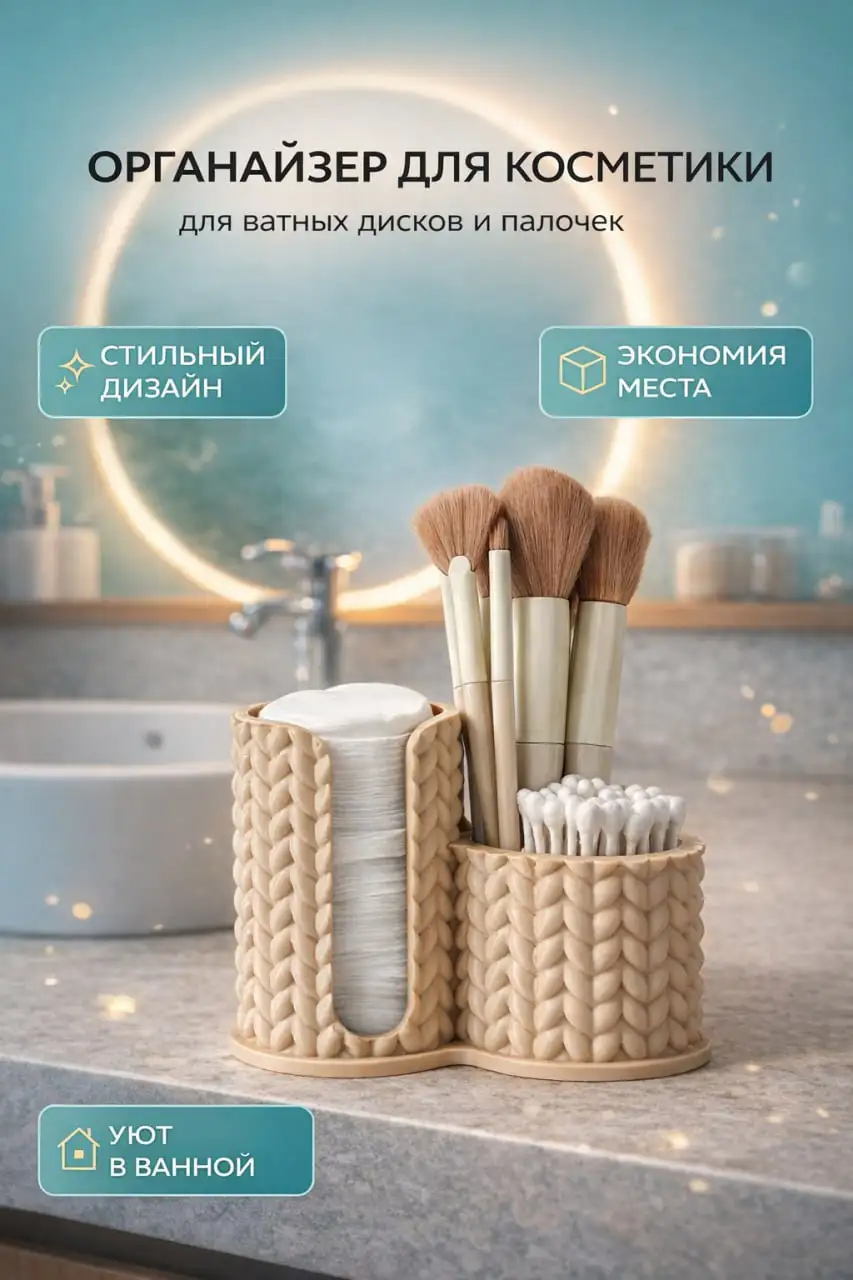 Органайзеры для косметики 3D-печать - Органайзеры (Красота и здоровье) в Мытищи