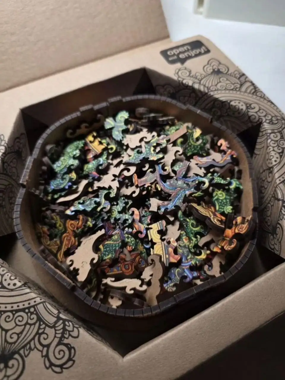 Пазл wooden puzzle mandala tree of life - Пазлы (Хобби и отдых) в Мытищи