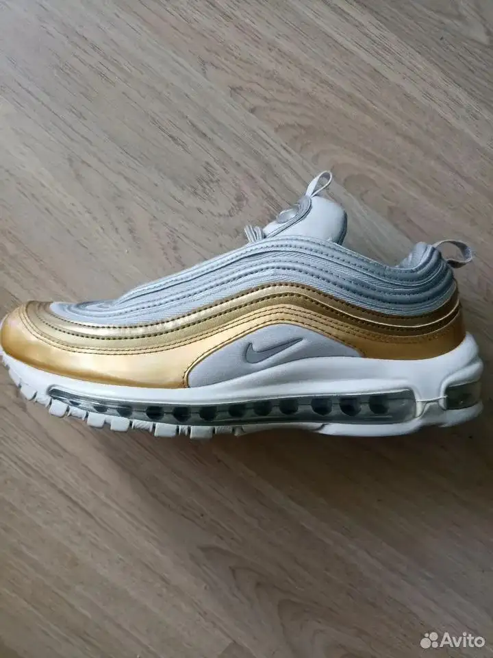 Кроссовки Nike Air Max 97 SE Vast Grey Metallic Gold - Обувь (Одежда) в Мытищи