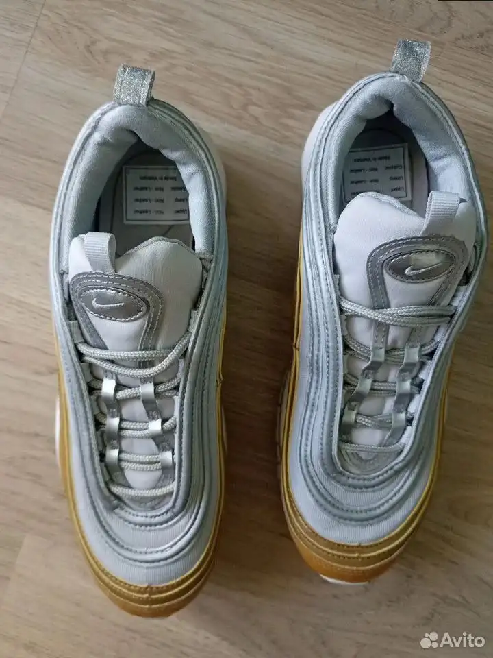 Кроссовки Nike Air Max 97 SE Vast Grey Metallic Gold - Обувь (Одежда) в Мытищи