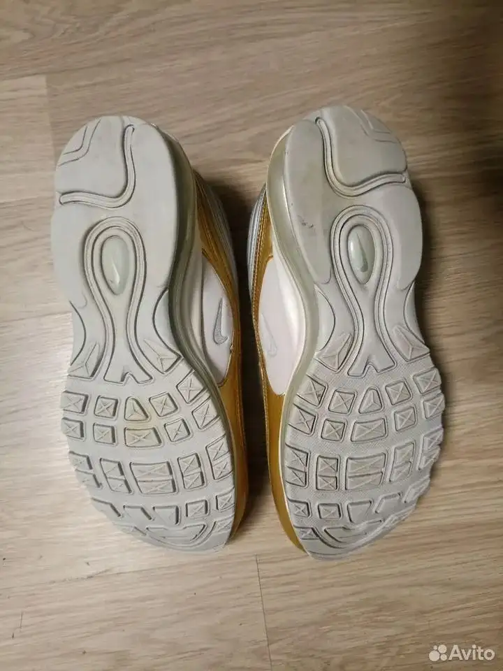Кроссовки Nike Air Max 97 SE Vast Grey Metallic Gold - Обувь (Одежда) в Мытищи