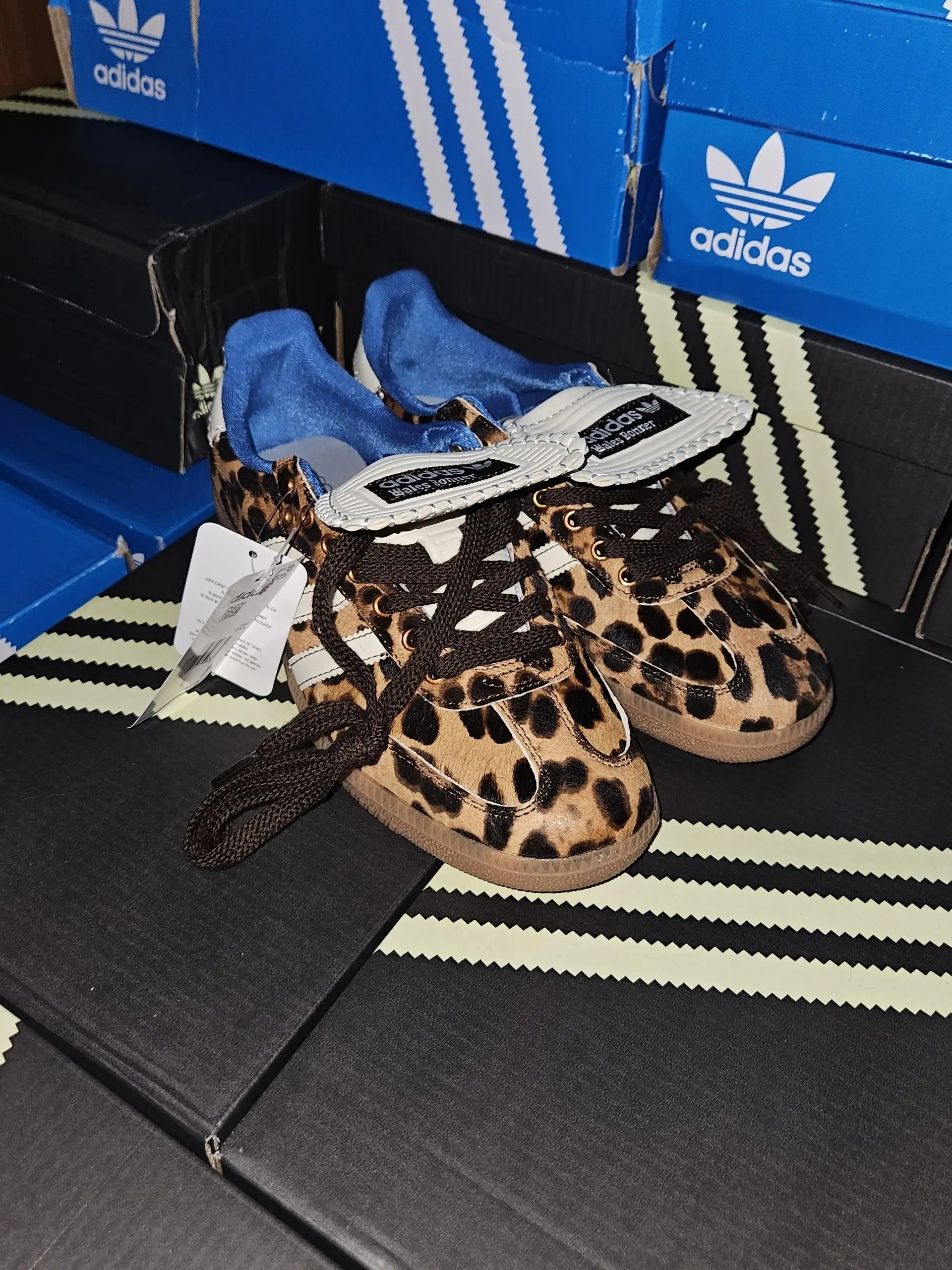 Кроссовки Adidas Samba Pony Wales Bonner Leopard - Обувь (Одежда) в Мытищи