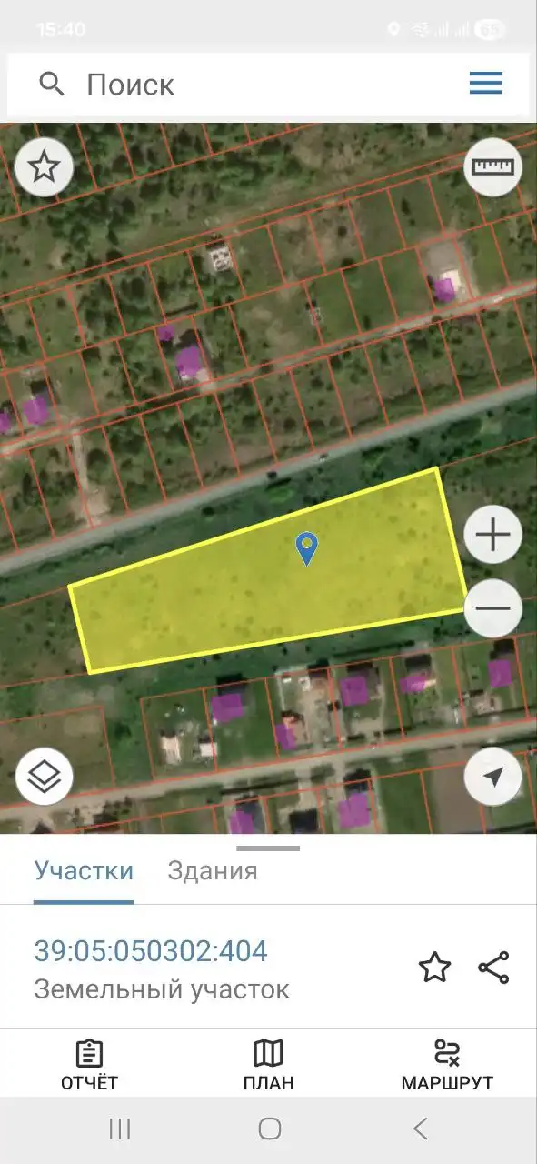 Земельный участок в аренде 1 Гк в Моховое под Зеленоградском