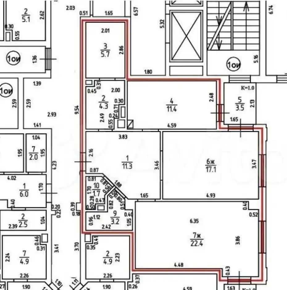 Продажа коммерческого помещения 50 м² в Калининграде