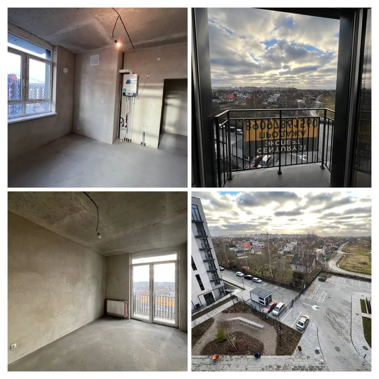 Видовая квартира 1 кк в ЖК Аэро 42,5 м кв - Квартиры (Недвижимость) в Калининград