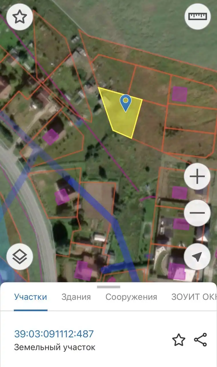Участок 7,66 соток для ИЖС в газифицированном посёлке - Земельные участки (Недвижимость) в Калининград