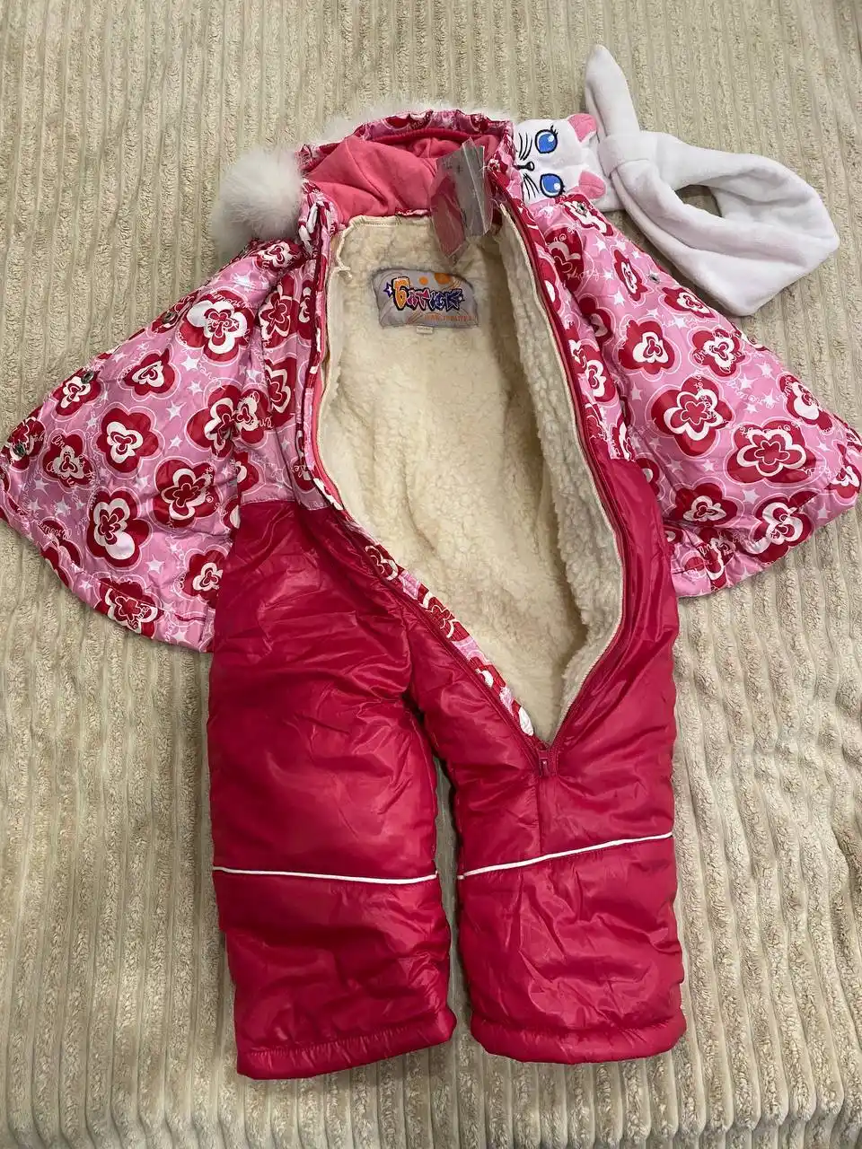 Новый зимний теплый комбинезон