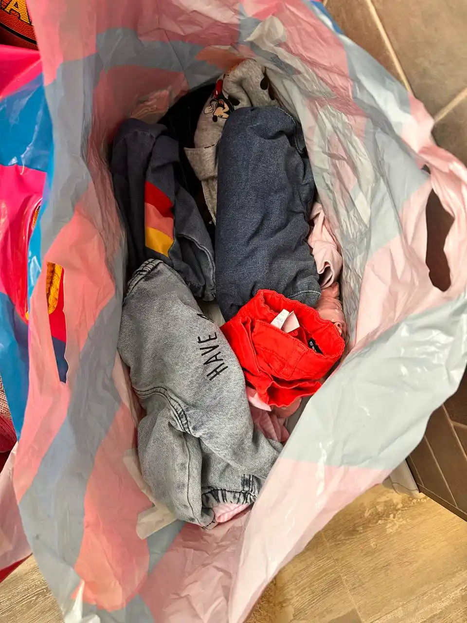 Детские вещи даром - частное объявление в Уфа