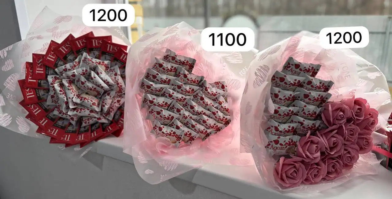 Подарочные наборы и букеты ко дню матери