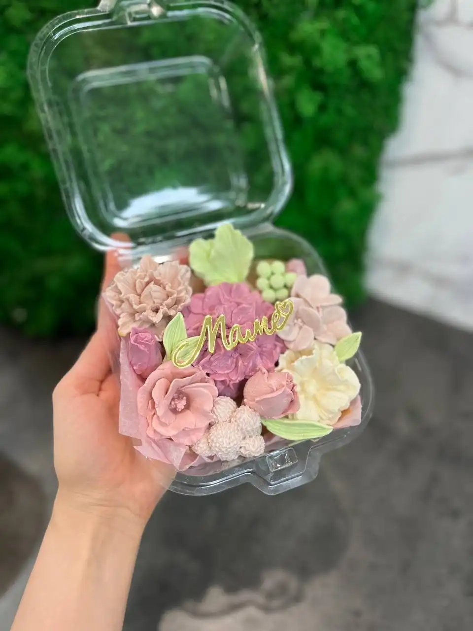 Бенто тортики и зефирные букеты