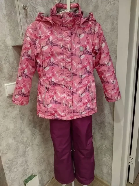 Осенний комплект куртка + комбинезон размер 128 - частное объявление в Уфа