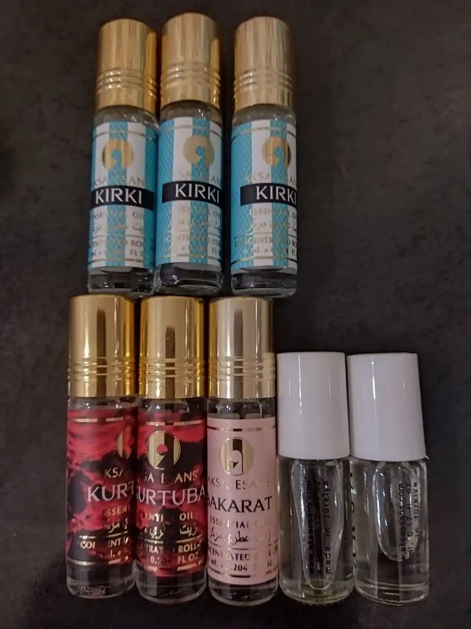 Масляные духи KIRKI, KURTUBA, BAKARAT