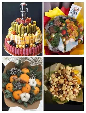 Предзаказ новогодних сладких букетов и тортов - частное объявление в Уфа