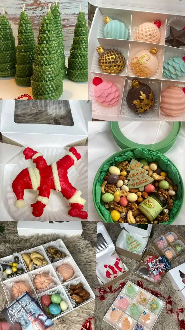 Букеты из орехов и сухофруктов, мужские колбасные букеты, дубайский шоколад