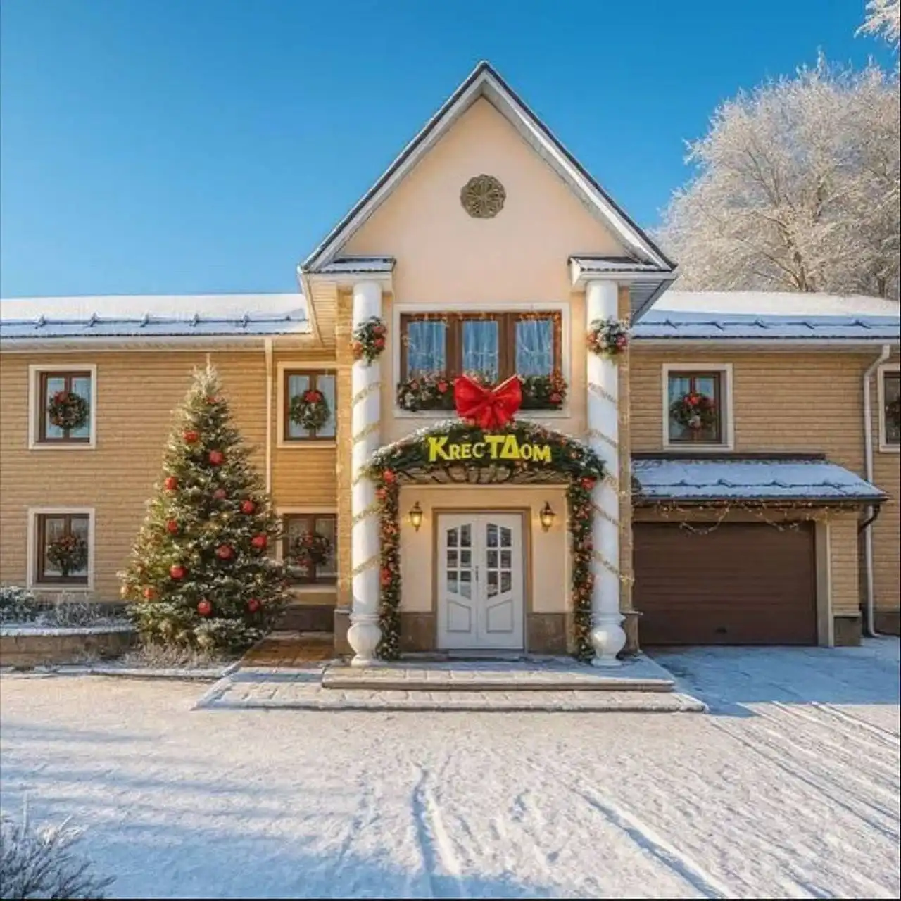 Новогодняя сказка с Дедом Морозом и шоу-программой