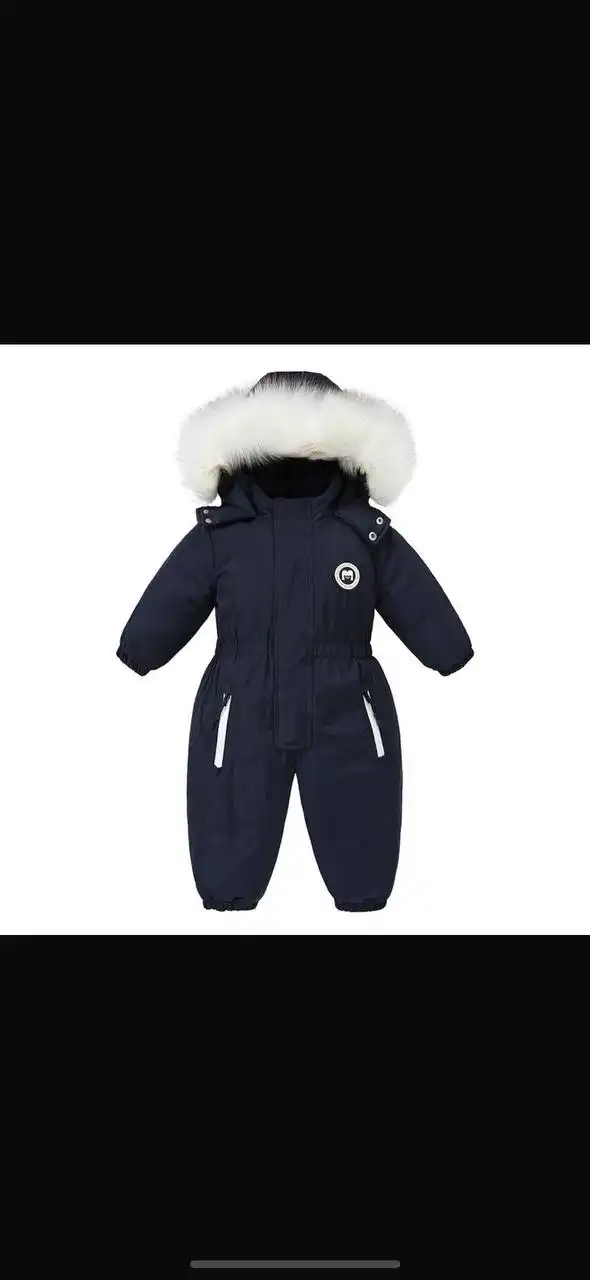Новый детский зимний комбинезон размер 100