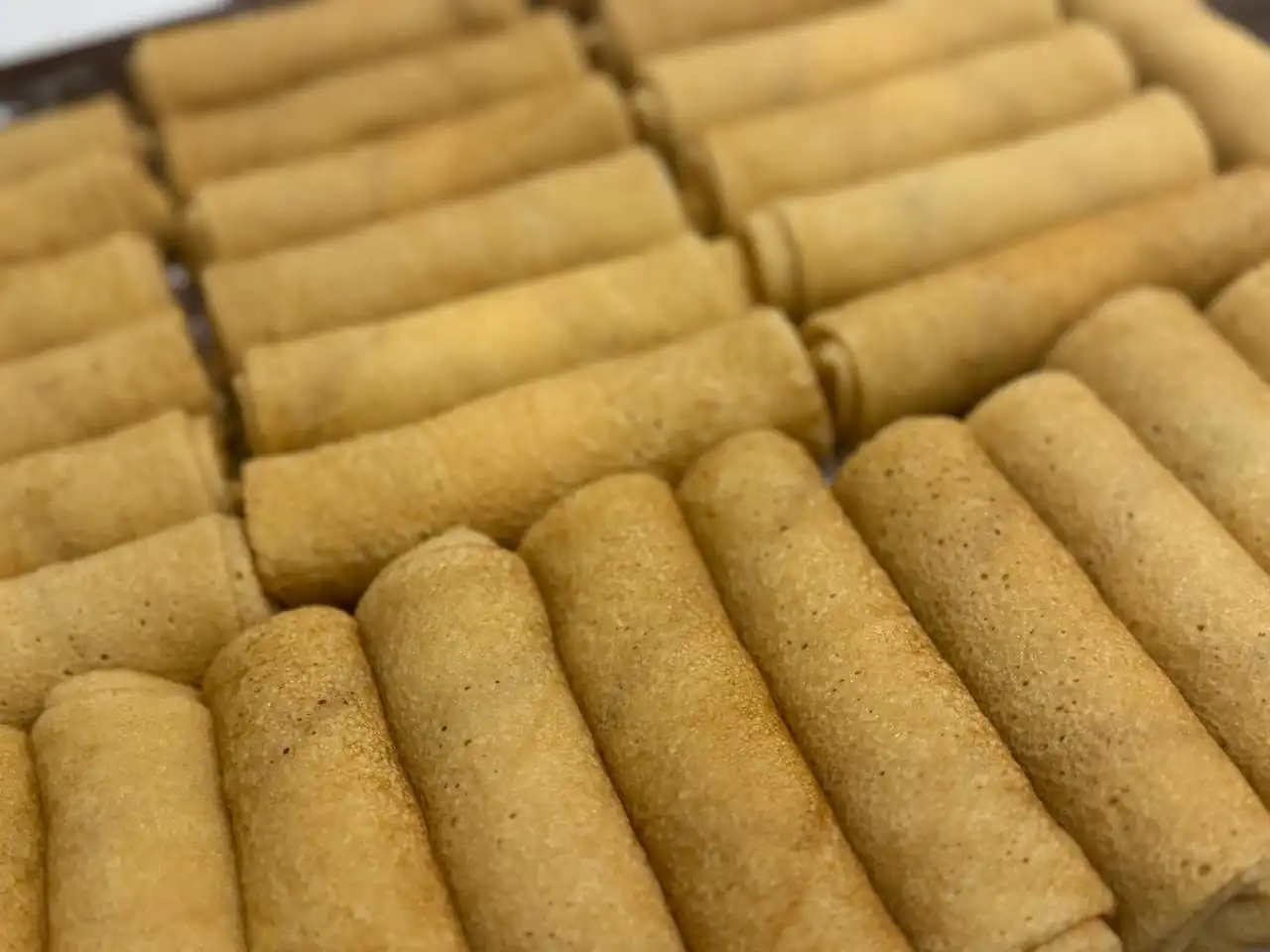 Свежие блинчики с творогом