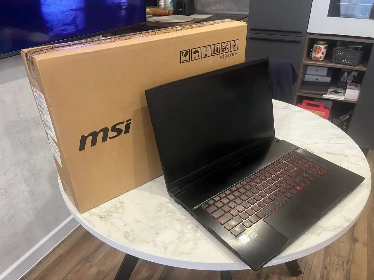 Продам ноутбук MSI GF75 I5(9 gen) 1650 TI 16 GB RAM 1TB