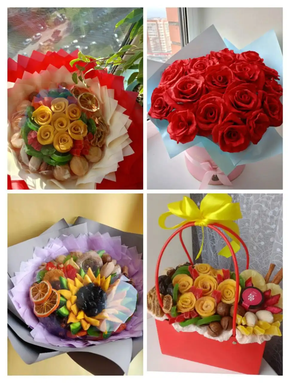 Предзаказ новогодних букетов и наборов в Уфе