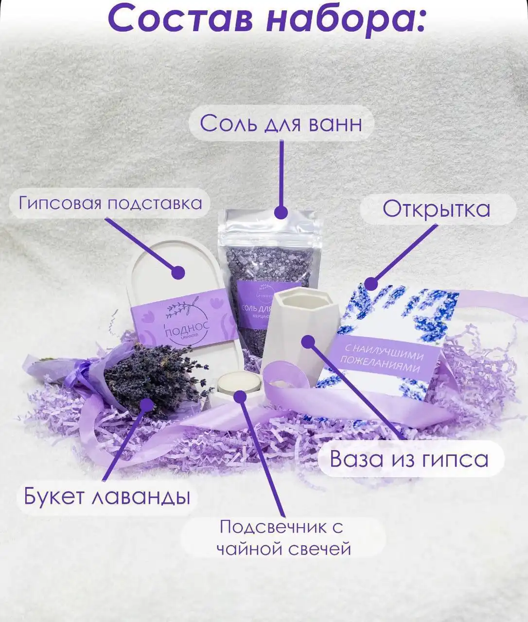Набор с лавандой как новогодний подарок