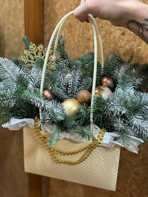 Зимняя композиция из нобилиса на Новый год - Хобби и отдых в Уфа