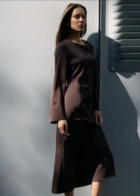 Платье шококоладного цвета, размер 48 - частное объявление в Уфа