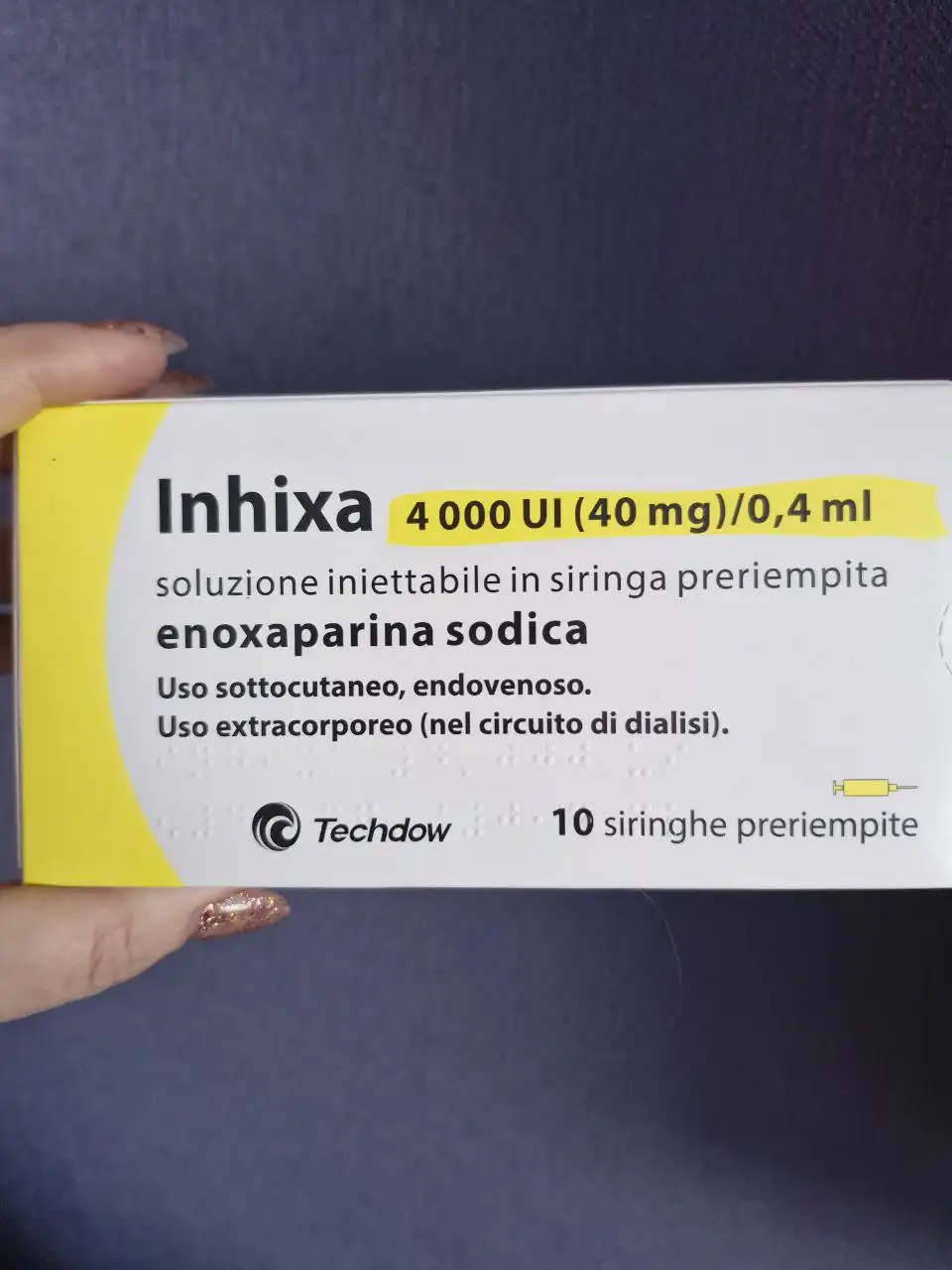 Инхикса (эноксапарин натрия) - антикоагулянт