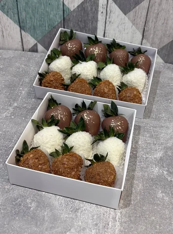 Фрукты в бельгийском шоколаде с орехами - Спорттовары в Уфа