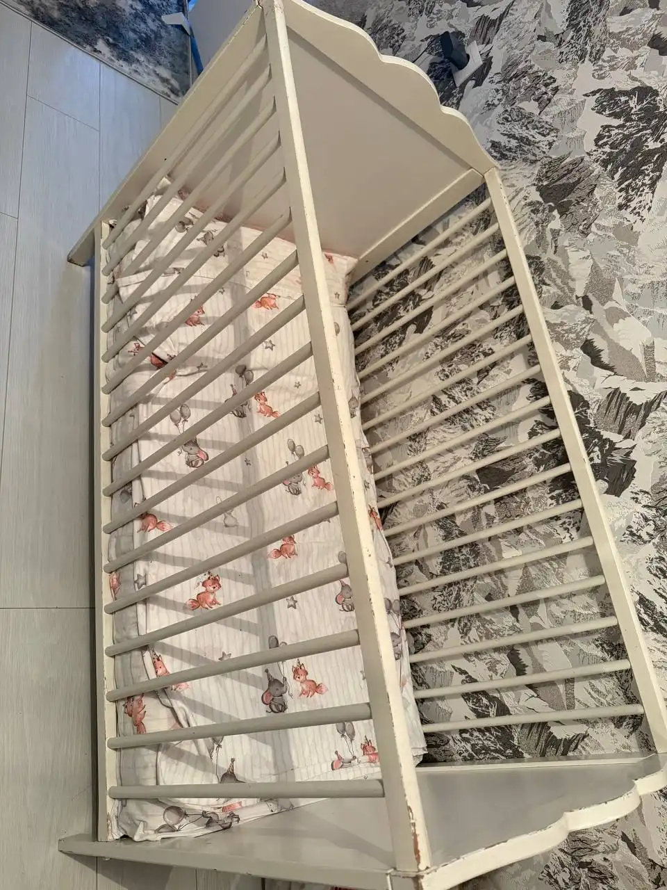 Продам детскую кроватку с матрасом - Детская мебель (Товары для детей) в Уфа