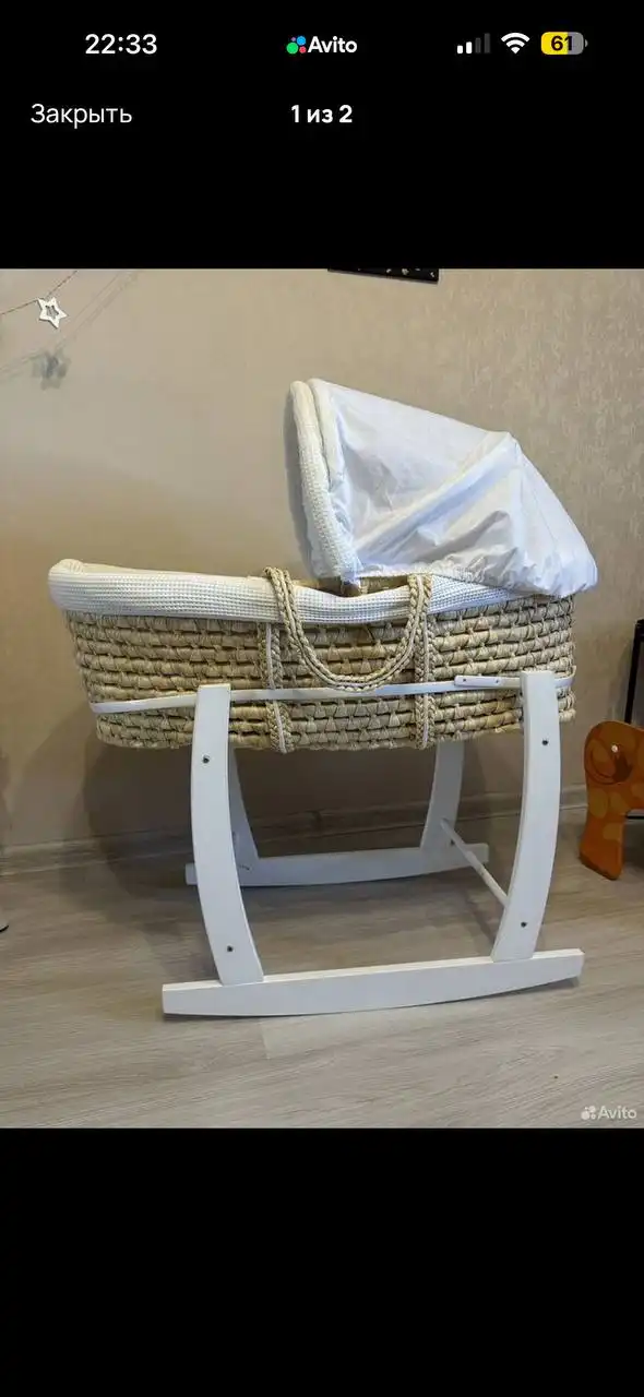 Люлька с матрасиком и одеяльцем - Люльки (Товары для детей) в Уфа