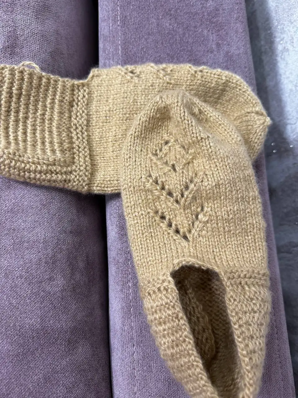 Вязаные носки из пряжи травка, размер 38-39 - Носки (Одежда) в Уфа