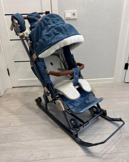 Санки-коляска Ника 7.8K бу в отличном состоянии - Товары для детей в Уфа