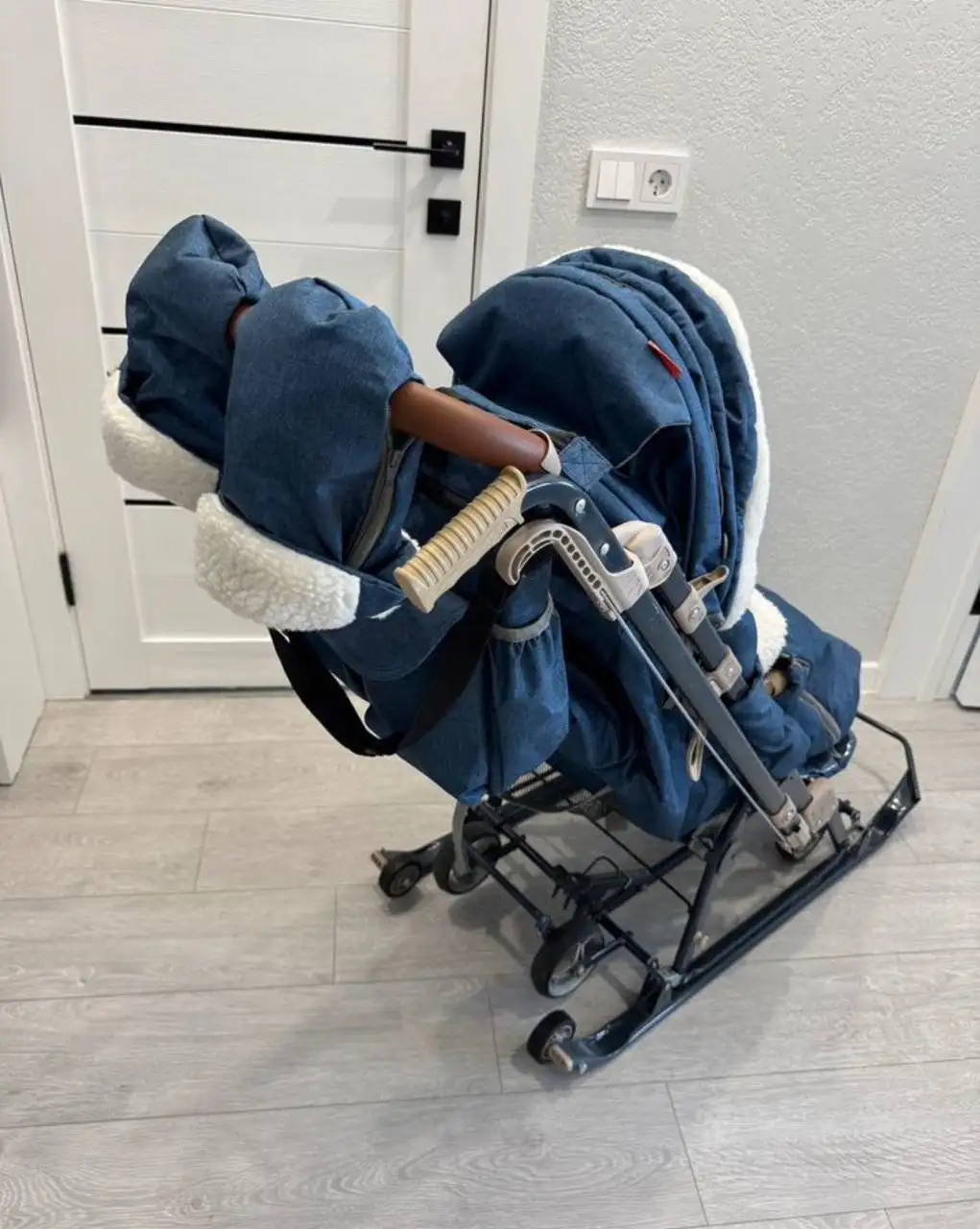 Санки-коляска Ника 7.8K бу в отличном состоянии - Коляски и транспорт для детей (Товары для детей) в Уфа