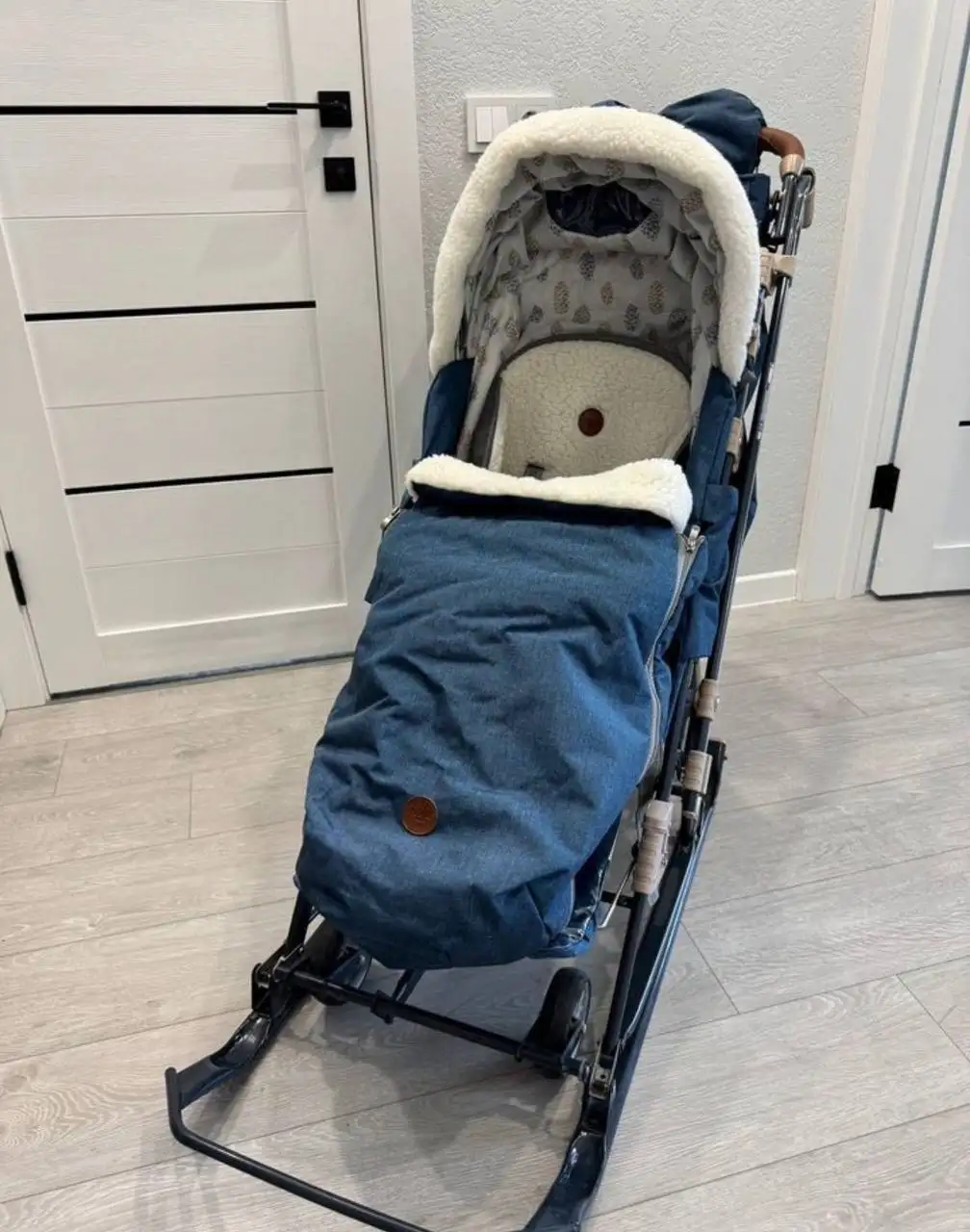 Санки-коляска Ника 7.8K бу в отличном состоянии - Коляски и транспорт для детей (Товары для детей) в Уфа