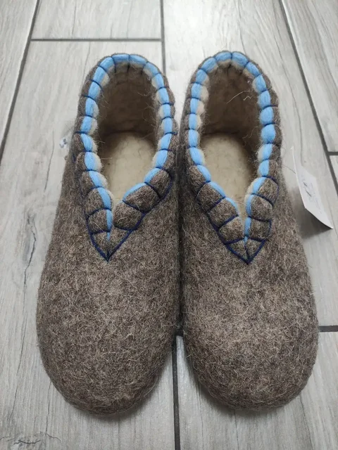 Войлочные тапочки, чуни из овечьей шерсти - Обувь в Уфа