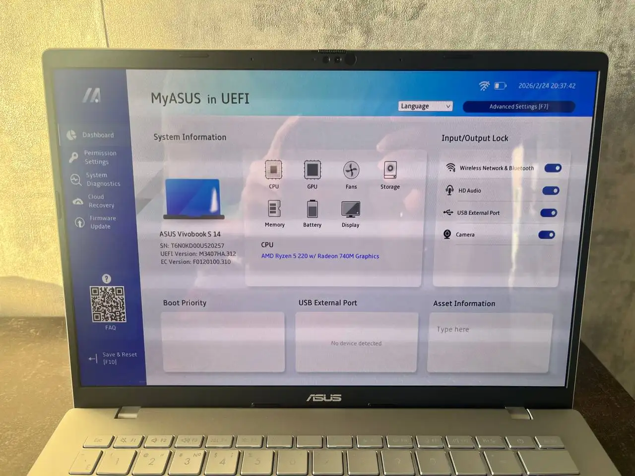 ASUS Vivobook S14 OLED M3407HA - ноутбук с OLED экраном - Ноутбуки (Электроника) в Уфа