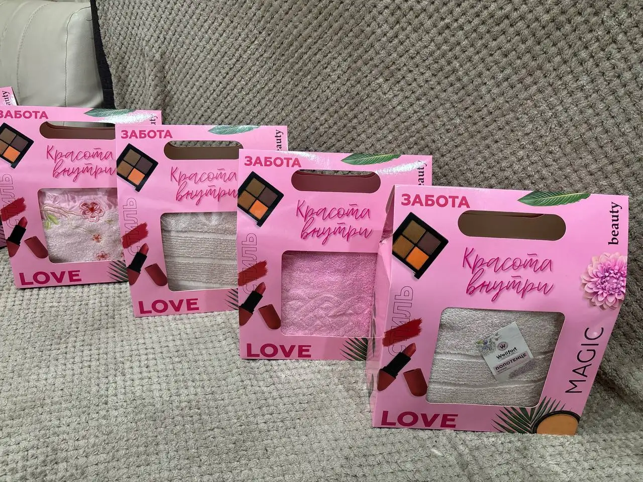 Продажа полотенец 70*120 нежно розового цвета - Текстиль (Барахолка) в Уфа