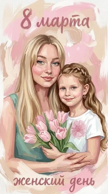 Открытка с малышом к 8 марта - Рукоделие/Хендмейд в Уфа