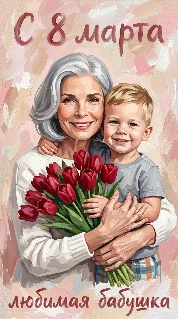 Открытка с малышом к 8 марта - Рукоделие/Хендмейд (Услуги) в Уфа