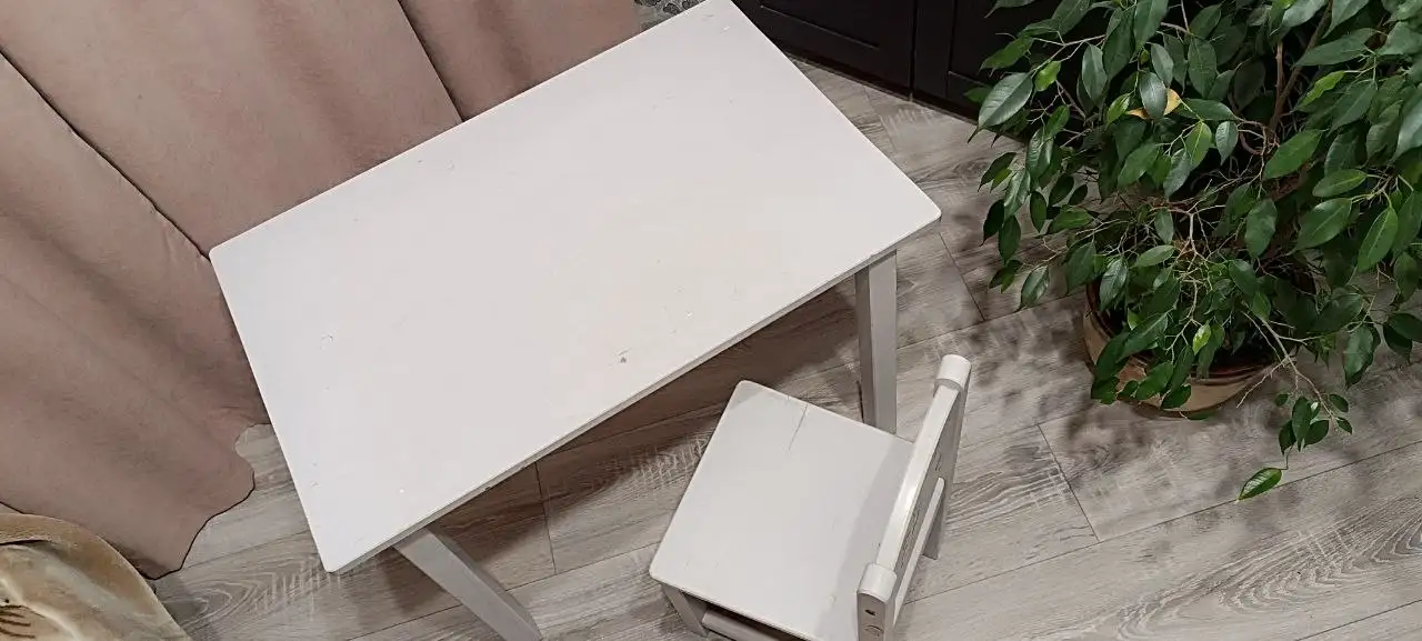 Столик и стульчик ИКЕА с парогенератором - Мебель (Барахолка) в Уфа